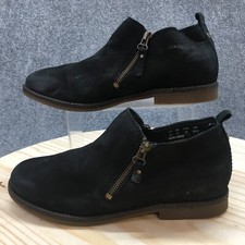 Hush Puppies Black Leather Upper Boots for Women