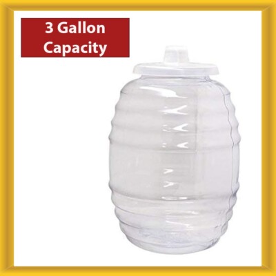 Eleganceinlife Aguas Frescas 3 gallons Vitrolero Plastic Jar Water Container New