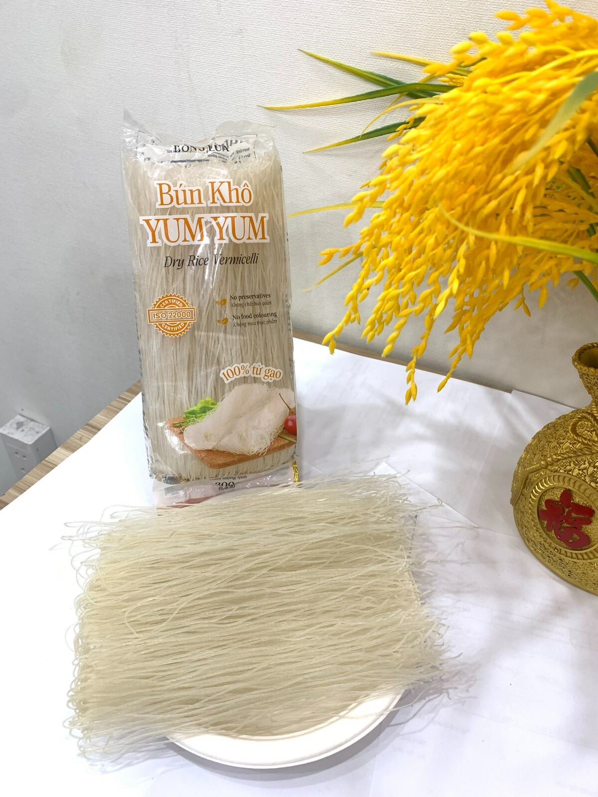 Yum Yum Vietnamese Pho Noodles Traditional Rice Noodles 300G NO ARTIFICIAL FOOD