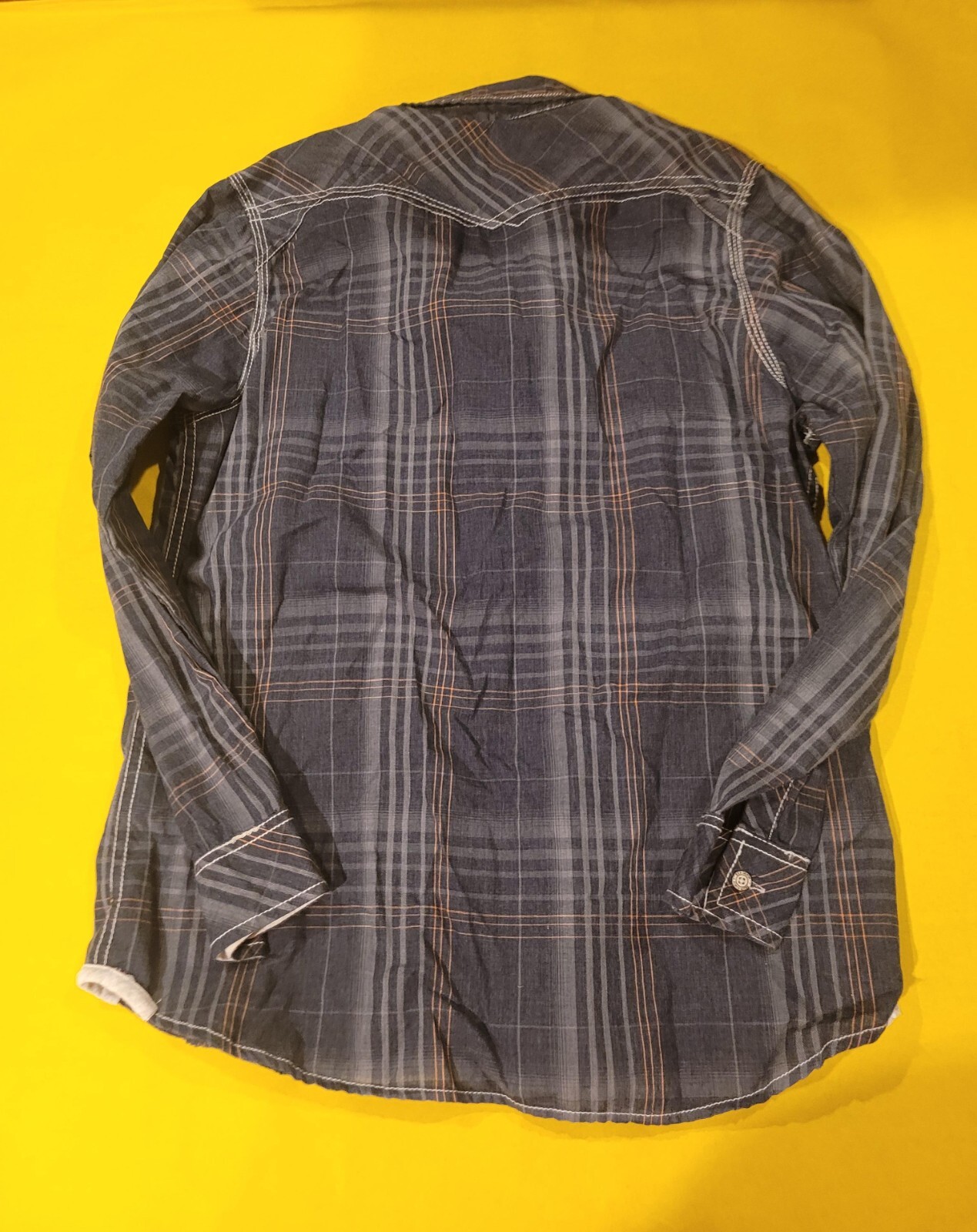BKE Blue Plaid Shirt, Youth XL (1820) eBay