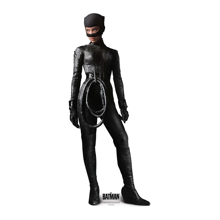 Catwoman Zoe Kravitz from The Batman 2022 Mini Cardboard Cutout / Standee