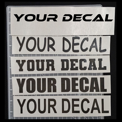 6" Custom Personalized Vinyl Lettering Name Decal Sticker Car Window ...