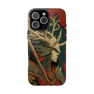 For iPhone/Galaxy/Pixel | Phone Ink Case - Forest Guardian Druid Warrior