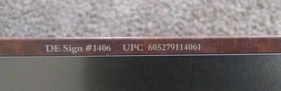 Paquete de tarjetas de fútbol americano Topps cartel publicitario decoración letrero DE #1406 ESTILO RÚSTICO Foto 3 de 4