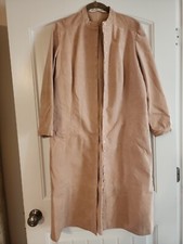 Vintage Roth Le-cover Lilly Rubin Ultra Suede Long Coat, Pale Pink No Size Tag