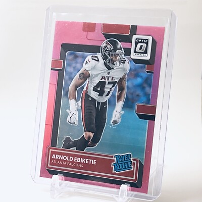 ARNOLD EBIKETIE     2022 Donruss Optic Rookie #261, Pink, Falcons