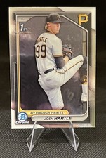 2024 Bowman Draft Chrome Josh Hartle 1st Bowman BDC-3  Pittsburgh Pirates
