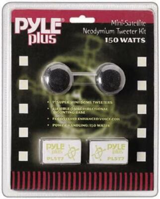 PYLE U.S.A Hochtöner 2x150 Watt Mini Dome Tweeter + Frequenzweiche  TOP 