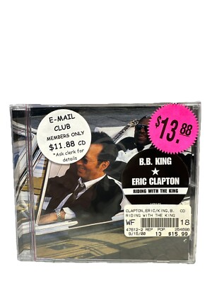 Eric Clapton / B.B. King - Riding with the King [ NEW CD + Hype Sticker!, 2000