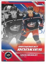2025 Upper Deck National Hockey Card Day Blue Jackets Gavin Brindley RC NHCD-10