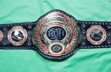 ROH World Heavyweight Championship Title Belt 2mm / Ehrenring Gürtel Gratis Tasche