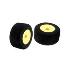 BSR Racing 2pc Rear Racing Foam Tires/ YW Dish Wheel for Associated RC18T B4006