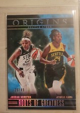 2024 PANINI ORIGINS WNBA SEATTLE STORM JORDAN HORSTON/JEWELL LOYD ROOTS OF GREAT