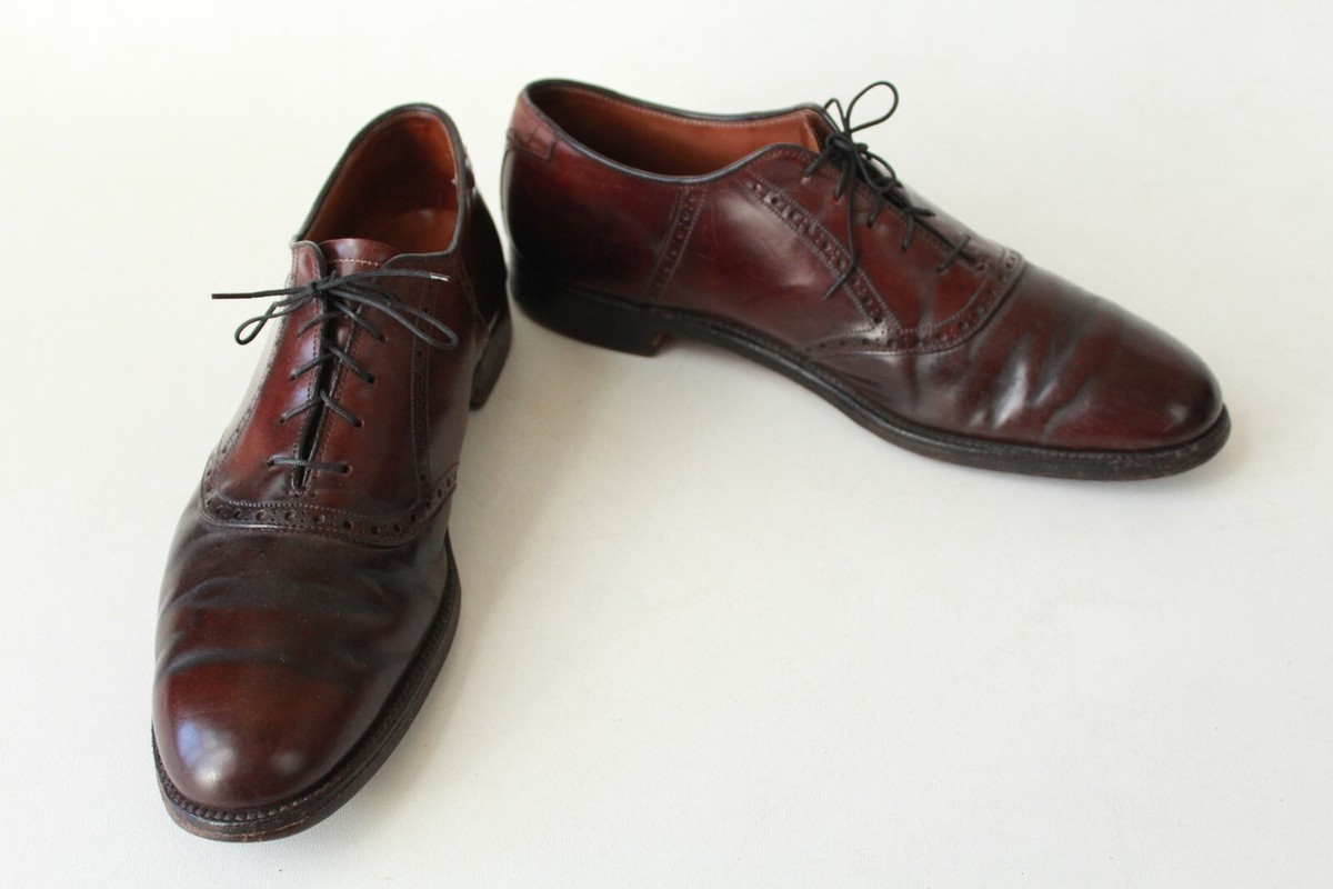 VTG Alden 994 Shell Cordovan Brown Saddle Shoes Sz 9.5 AA/B | eBay