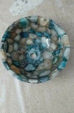 Luxury Blue Agate Sink   Handcrafted Gemstone Wash Basin