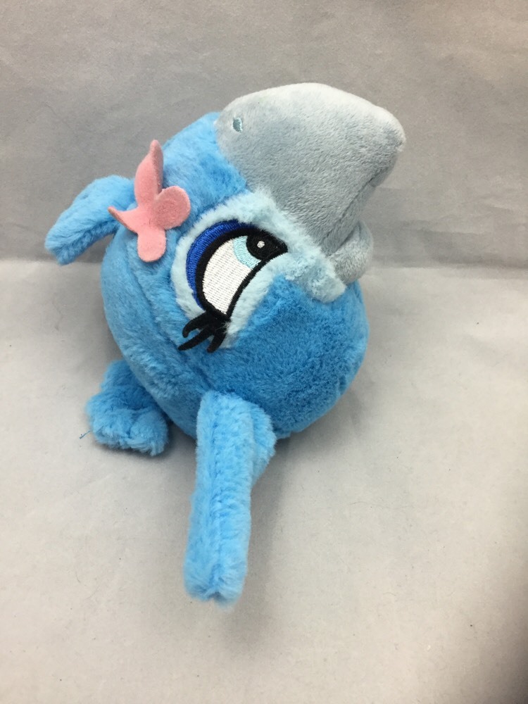 Angry Birds Rio Jewel Parrot Bluebird With Sound Pink Flower Plush