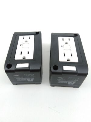 Acme Electric Corp DRR-15GFI pn 676410 Duplex Outlet GFI 15A, DIN mount ...