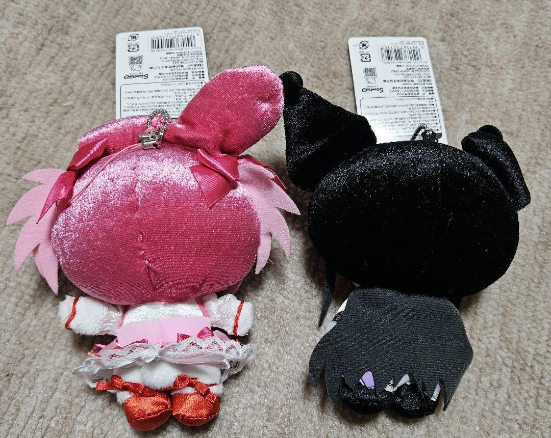 Puella Magi Madoka Magica Melody x Madoka / Kuromi x Homura Plush