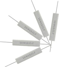  10Pcs 10W 10 Ohm Ceramic Resistor, Power Resistor Assortment Cement Res