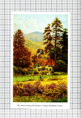 C4984) Keeper's Cottage Hindhead Surrey - ca. 1990er Steckling