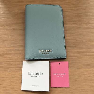 Kate Spade Reisepassetui Leder - Cameron Seaside - hellblau - neu