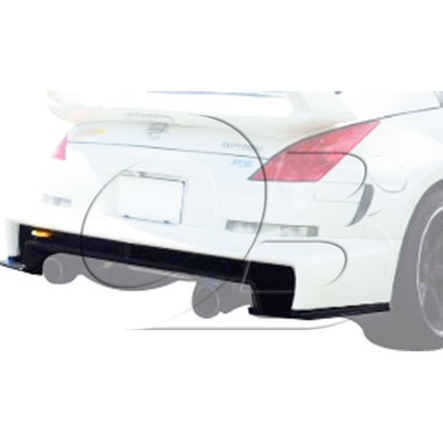Z33 AM-S Wide Body Rear Diffuser 1 Piece For 350Z Nissan 03-08 Duraflex ...