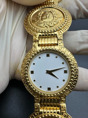 ONE-TIME-PIECE GIANNI VERSACE MEDUSA WATCH SWISS 90s RARE