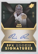 2014 SPx SPx Rookie Signatures Die-Cut Auto 4/25 Tevin Reese #90 Auto 0c2