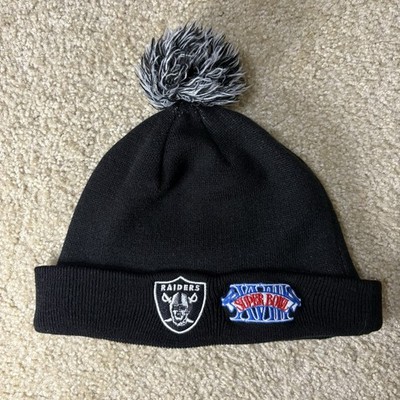 Oakland Raiders Las Vegas 3x Superbowl Champion Men s Black NFL Apparel Beanie