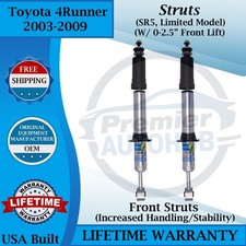 Bilstein Oem Front Struts For 2003-2009 Toyota 4runner 2.5 Front Lift 9yr Out O
