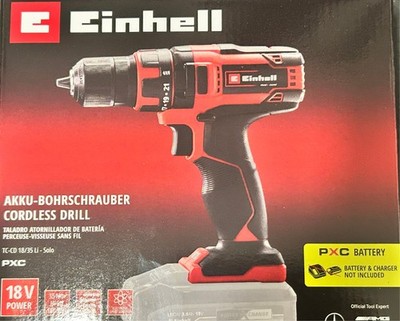 Einhell TC-CD 18/35 Li - Solo Akku-Bohrschrauber, Li-Ion, 21 Stufen, 35 Nm