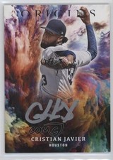 2021 Panini Chronicles Origins Signatures Silver Ink Cristian Javier Auto fo7