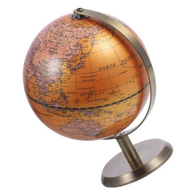 5.5 Inch Rotating Desktop Globe With Stable Base For Geography Learning Decor