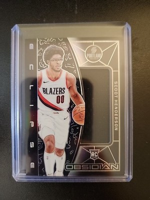 2023-24 Panini Obsidian - Eclipse Materials Scoot Henderson #EM-SCO /249 