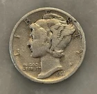 1931-S Mercury Dime - F - Fine - 90% Silver