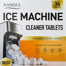 Ice Maker Cleaner  Descaler Tablets - 36 Pack Nickel-Safe Scale Remover Compati