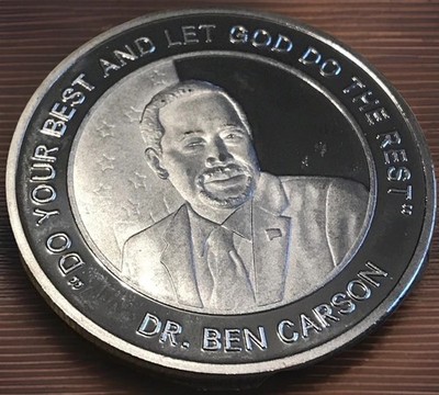 2023 - Dr. Ben Carson Pledge, Challenge Coin - American Cornerstone Institute