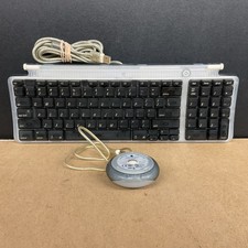 Vintage Apple Macintosh M2452 USB Keyboard  M4848 USB Mouse Set