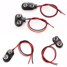 Quality 9V PP3 Battery Holder Box PCB Connector Open or Enclosed with Switch