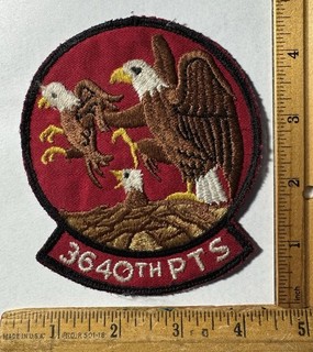 Vintage Laredo US Air Force Base 3649th PTS Pilot Training Squadron Patch USAF
