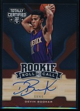 2015-16 Totally Certified Devin Booker Rookie Roll Call Auto Autograph #'d /99
