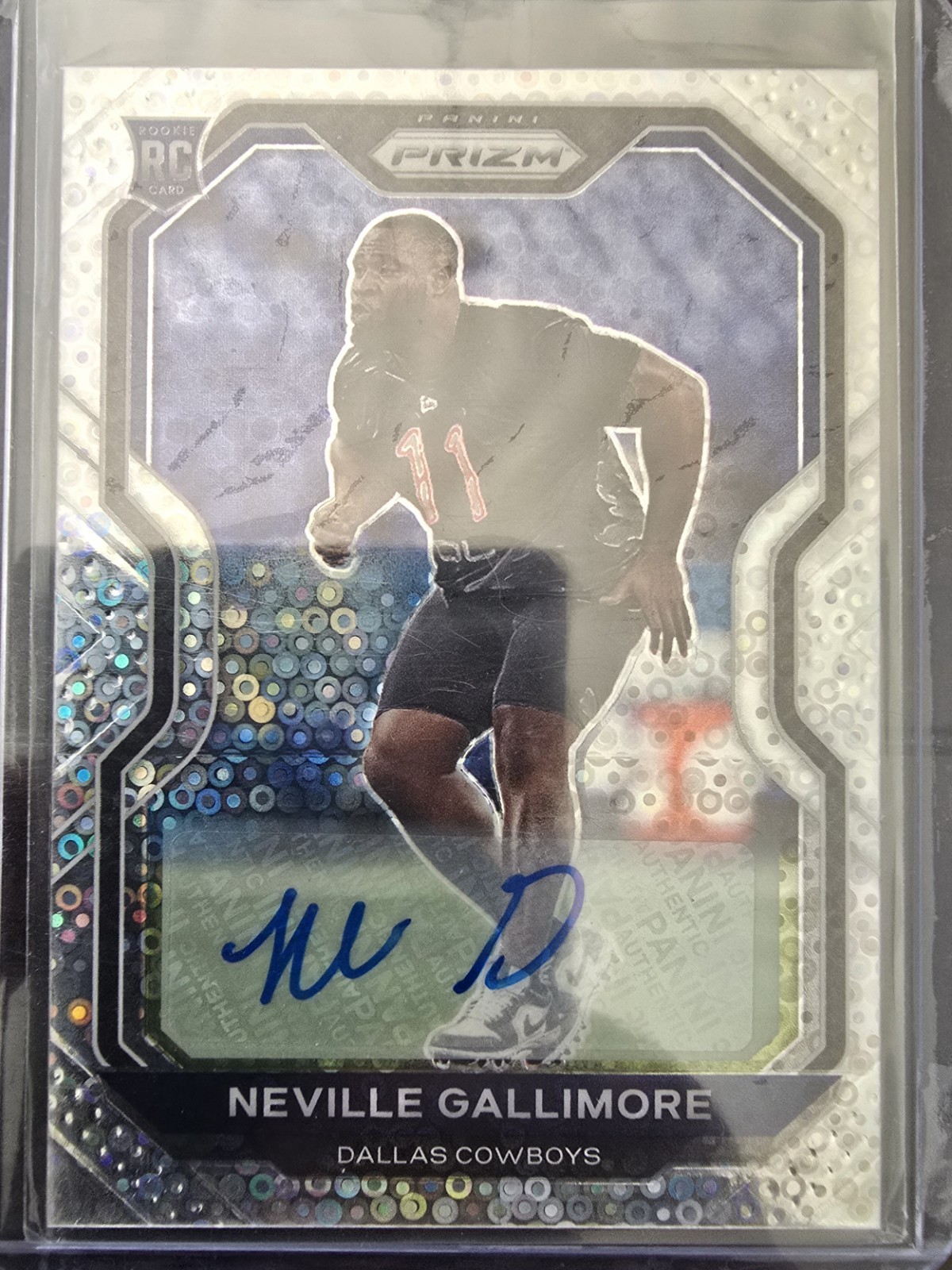 Neville Gallimore Panini Prizm #338 Autograph