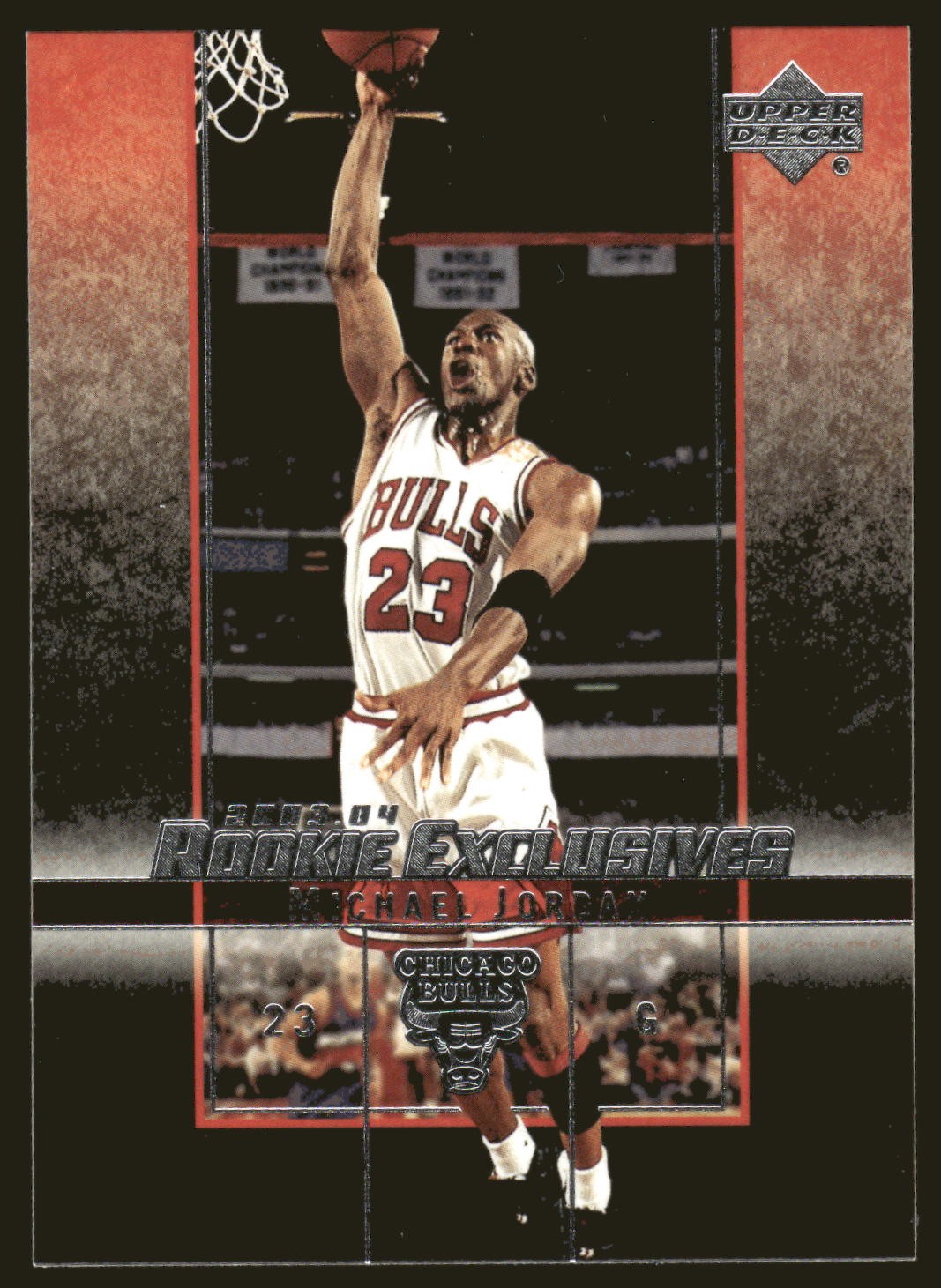 2003-04 Upper Deck Rookie Exclusives #60 Michael Jordan HOF NBA Basketball