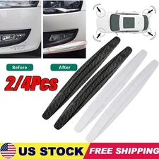 4pcs Car Bumper Protector Strip Guard Corner Protection Strips Scratch Protector