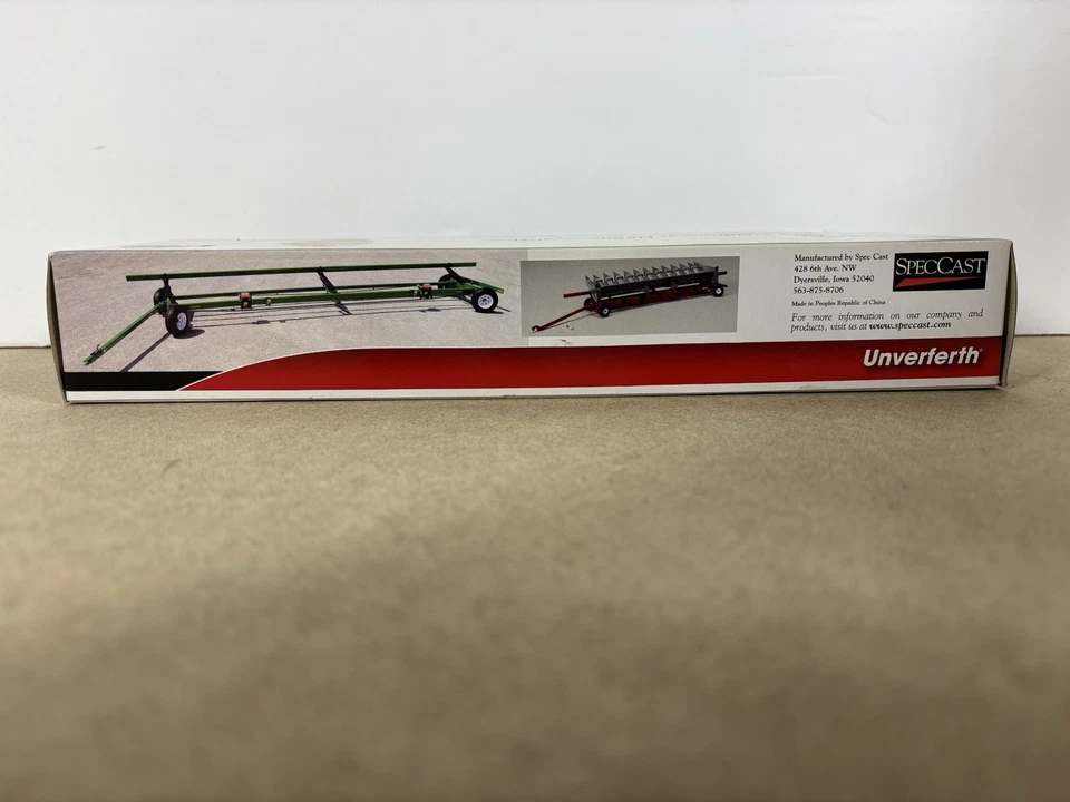 Unverferth AWS Field runner Header Cart 1/64 Scale By SpecCast CUST1430 - Image 4 of 4