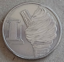 2019 I - Ice Cream 10p Coin. Very Low Mintage A to Z Alphabet.