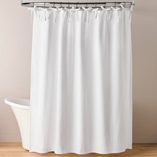 Ribbon Tie Shower Curtain White - Hearth  Hand with Magnolia