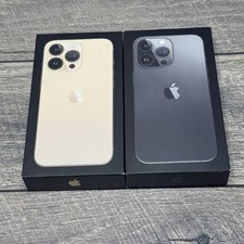 Apple iPhone 13 Pro Max BOX ONLY Gold  Graphite 256GB