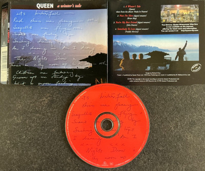 QUEEN - A WINTER S TALE  4 Track Maxi CD 1995 Parlophone