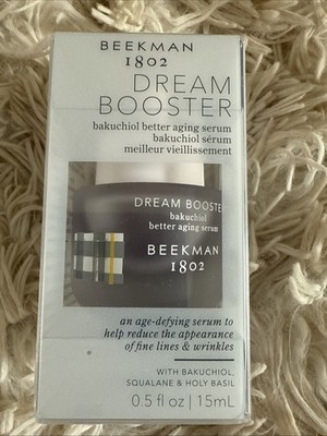 Beekman 1802 ''Dream Booster'' Bakuchiol Anti-Aging Wrinkles Serum 0.5oz/15ml New
